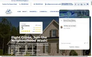 Pro Exterior Wash Plus of Dale City website