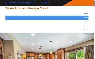 Three Brothers Garage Doors of Dale City website