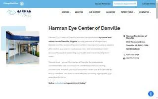Harman Eye Center of Danville website