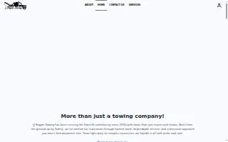 JJ Hogan Towing website