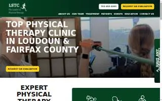 Loudoun Sports Therapy Center of Dulles website