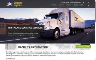 QuickStar Logistics website
