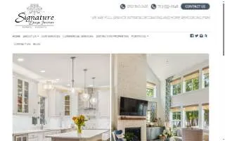 Signature Design Interiors of Dulles website