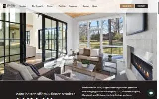 Staged Interior of Dulles website
