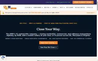 ATG Title, Inc. of Fairfax website
