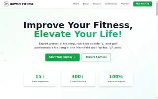 Bowtai Fitness website
