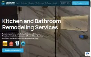 Century Bathrooms & Kitchens website