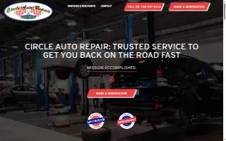 Circle Auto Repair of Fairfax, Virginia website
