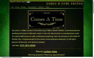 Comes A Time Tattoo website