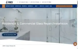 DMV Glass Works website