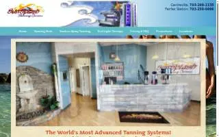 SunSplash Tanning Center of Fairfax website