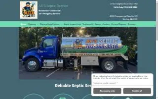 Aits Septic Service of Falls Church website