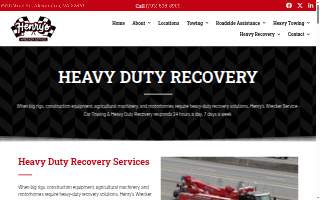 Henry's Wrecker Service - Car Towing & Heavy Duty Recovery