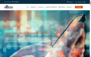 Nortec Communications website
