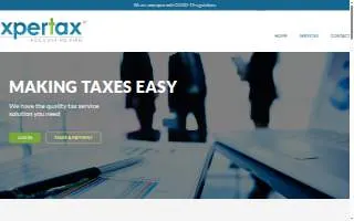 Xpertax website