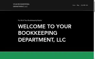 Your Bookkeeping Department, LLC website