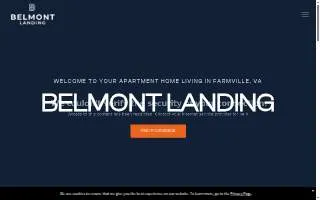 Belmont Landing website