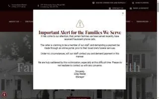 Colonial Funeral Home of Leesburg website