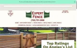 Expert Fence of Franconia website