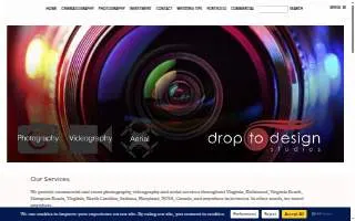 Drop to Design website