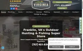 Virginia Outdoors website