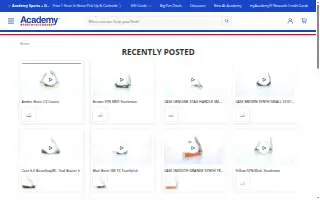 Academy Sports + Outdoors of Fredericksburg website