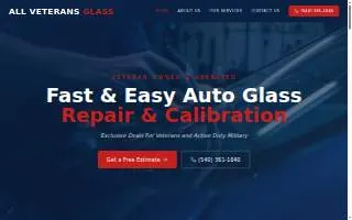 All Veterans Glass LLC website