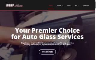 ASAP Auto Glass of Fredericksburg website