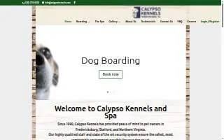 Calypso Kennels of Fredericksburg website