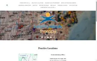Healthy Minds Therapy, PLLC website