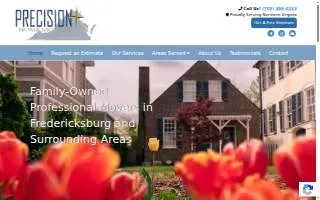 Precision Home Movers website
