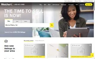 Weichert, Realtors of Fredericksburg website