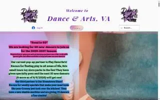 Dance & Arts, VA, LLC website