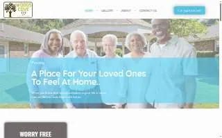 Woods Cove Assisted Living website