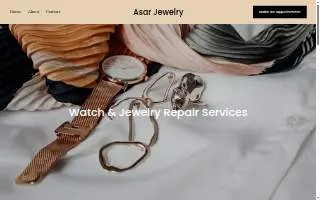 Asar Jewelry website