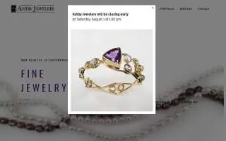 Ashby Jewelers of Gainesville website