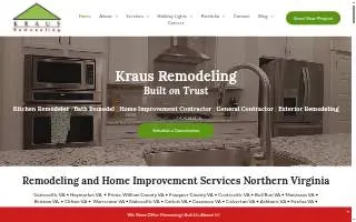 Kraus Remodeling website