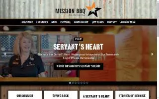 MISSION BBQ of Gainesville website