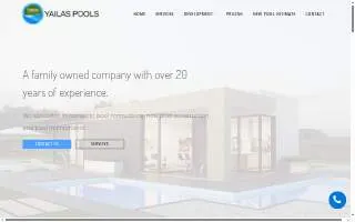 Yailas Pools website