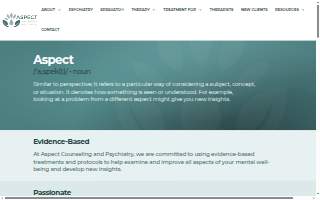 Aspect Counseling and Psychiatry