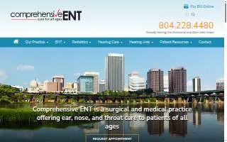 Comprehensive ENT website