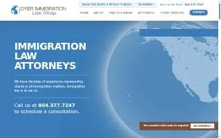 Dyer Immigration Law Group, P.C. of Glen Allen website