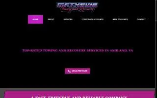 Mathews Towing and Recovery website