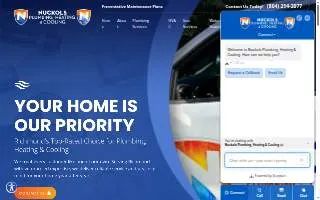 Nuckols Plumbing, Heating & Cooling of Glen Allen website