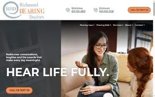 Richmond Hearing Doctors of Glen Allen website