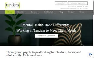 Tandem Mental Health Associates website