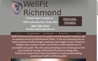 WellFit Richmond of Glen Allen website