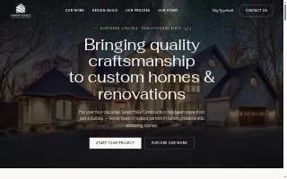 Great Falls Construction website