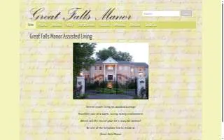 Great Falls Manor website