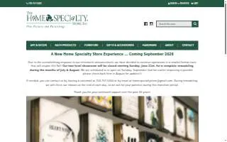 The Home Specialty Store, Inc website